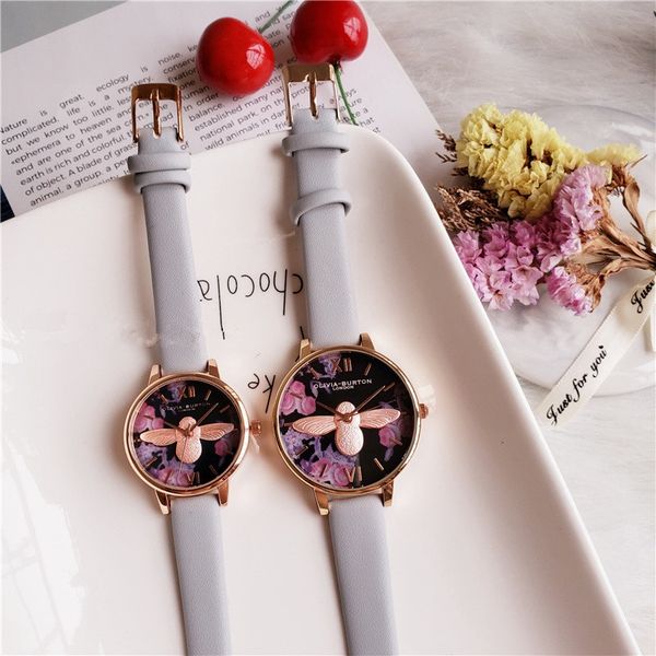 fashion olivia bouton special brand new women watches fashion casual clock big bee flower dial man wristwatches luxury watches lovers watch, Slivery;brown
fashion olivia bouton special brand new women watches fashion casual clock big bee flower dial man wristwatches luxury watches lovers watch, Slivery;brown