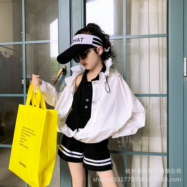 2020 summer new girl sunscreen jacket wild casual hooded foreign sunscreen hoodie, Blue;gray
2020 summer new girl sunscreen jacket wild casual hooded foreign sunscreen hoodie, Blue;gray
