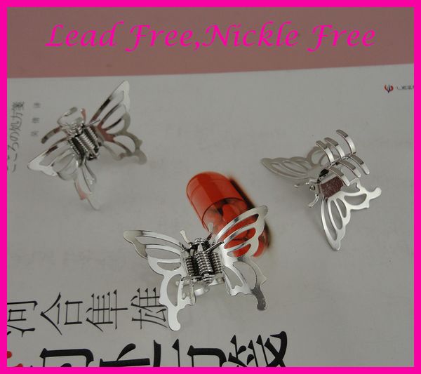hair claw 10pcs 3.3cm*4.7cm silver finish big filigree butterfly plain metal hair claw clamps at lead and nickle wholesales, Golden;silver
hair claw 10pcs 3.3cm*4.7cm silver finish big filigree butterfly plain metal hair claw clamps at lead and nickle wholesales, Golden;silver
