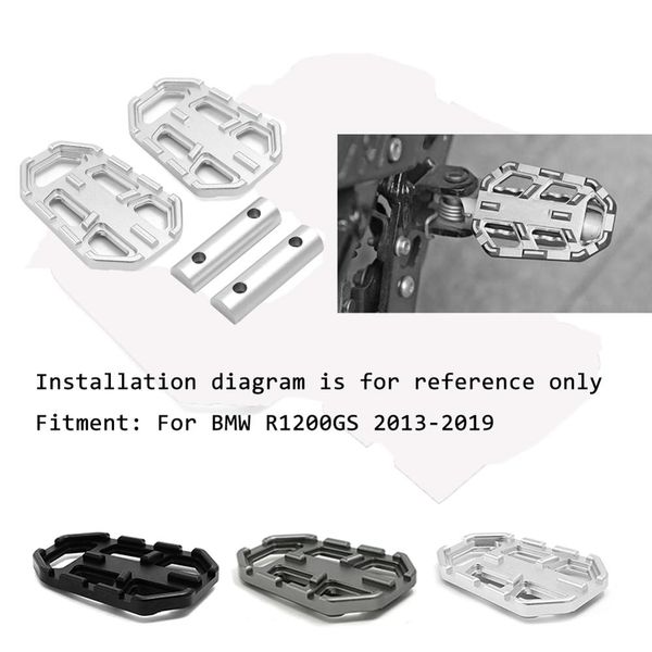 motorcycle accessories billet wide foot pegs pedals rest footpegs for g310gs 310gs g310 r1200 gs r1200gs s1000xr f750gs 850
motorcycle accessories billet wide foot pegs pedals rest footpegs for g310gs 310gs g310 r1200 gs r1200gs s1000xr f750gs 850