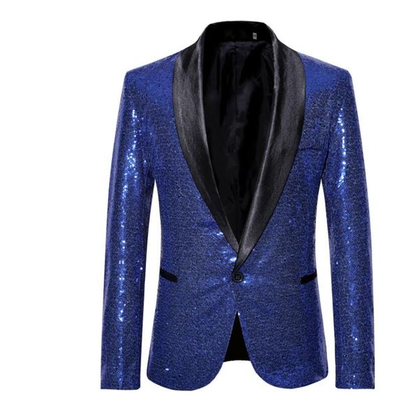 shiny sliver sequin jackets blazer men brand new slim fit jacket one button suit fit one button blazers sequin party show, White;black
shiny sliver sequin jackets blazer men brand new slim fit jacket one button suit fit one button blazers sequin party show, White;black