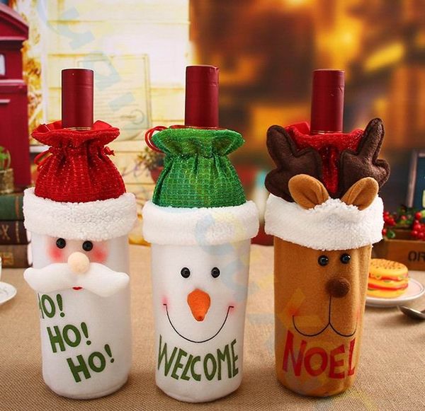christmas decorations red wine bottle bag santa claus wine bottle cover pocket table dinner home bar l party gift props
christmas decorations red wine bottle bag santa claus wine bottle cover pocket table dinner home bar l party gift props