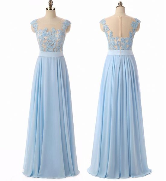 girls sky blue dresses elegant circular collar appliques a line chiffon long party formal evening dresses gowns for women prom dresses, Black;red
girls sky blue dresses elegant circular collar appliques a line chiffon long party formal evening dresses gowns for women prom dresses, Black;red