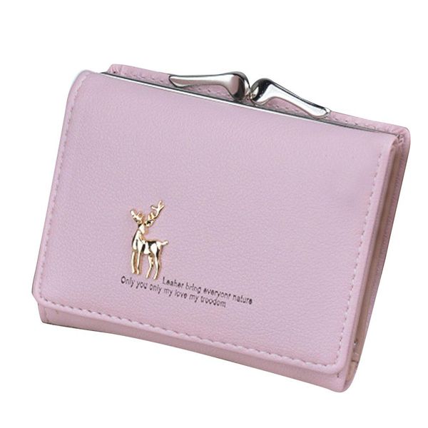 vintage deer tri-fold women leather short wallet coin purse card cash holder short wallet, Red;black
vintage deer tri-fold women leather short wallet coin purse card cash holder short wallet, Red;black