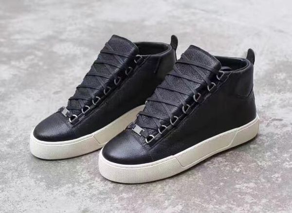 new designer classic man genuine leather arena shoes flat casual sneaker junior skate high lace up shoes outdoors sneakers size 38-46, Black
new designer classic man genuine leather arena shoes flat casual sneaker junior skate high lace up shoes outdoors sneakers size 38-46, Black