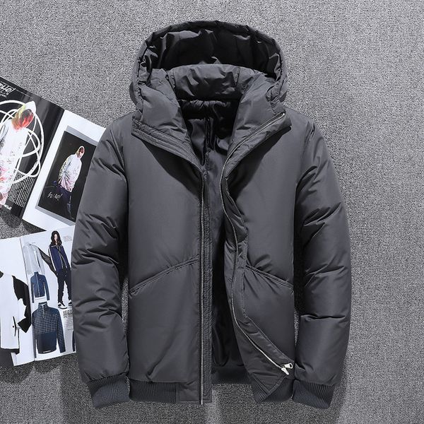 2019 men down jacket joker warm winter leisure hooded cultivate one's morality short down jacket, Black
2019 men down jacket joker warm winter leisure hooded cultivate one's morality short down jacket, Black