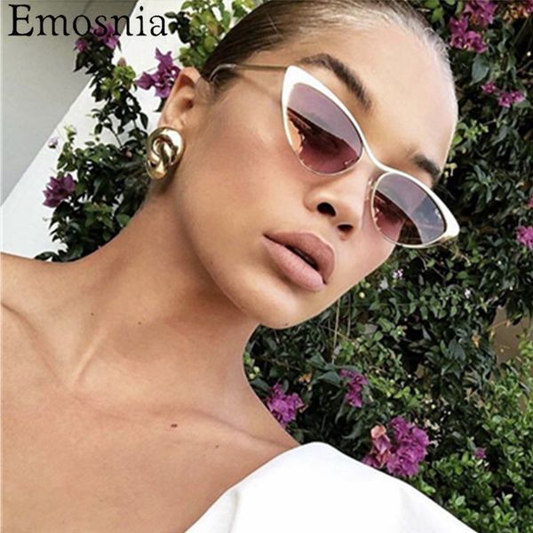 2020 cat eye sunglasses women vintage brand small sun glasses for female men uv400, White;black
2020 cat eye sunglasses women vintage brand small sun glasses for female men uv400, White;black
