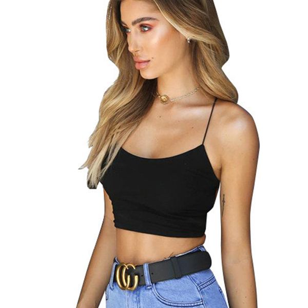 solid color camisole for women summer cross strappy backless fashion vest girl cropped navel short slim beach wind vest, White
solid color camisole for women summer cross strappy backless fashion vest girl cropped navel short slim beach wind vest, White