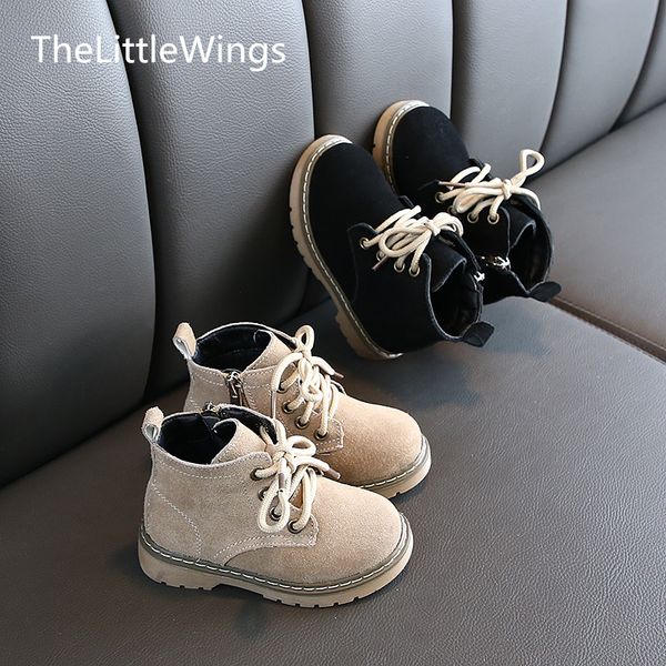 genuine leather suede children' martin boots boys'soft bottom bull tendon antiskid locomotive boots new girls' shoes 2019, Black;grey
genuine leather suede children' martin boots boys'soft bottom bull tendon antiskid locomotive boots new girls' shoes 2019, Black;grey