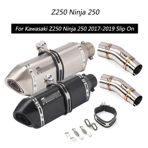 на 2017-2019 годы z250 ниндзя 250 выхлопной трубы поскользнуться на мотоцикл 51мм побег середине хвост трубой съемными дб убийца глушитель
на 2017-2019 годы z250 ниндзя 250 выхлопной трубы поскользнуться на мотоцикл 51мм побег середине хвост трубой съемными дб убийца глушитель