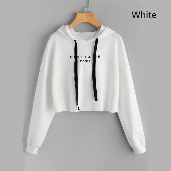 fashion white drop shoulder raw hem crop hoodie women 's letter print long sleeve casual pullovers sweatshirt wholesale, Black
fashion white drop shoulder raw hem crop hoodie women 's letter print long sleeve casual pullovers sweatshirt wholesale, Black