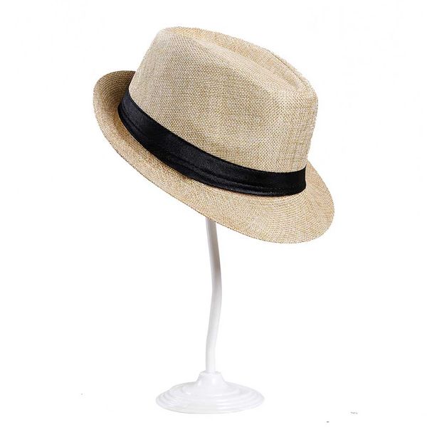 men straw hat linen sun protective foldable breathable casual cap for summer s55, Blue;gray
men straw hat linen sun protective foldable breathable casual cap for summer s55, Blue;gray