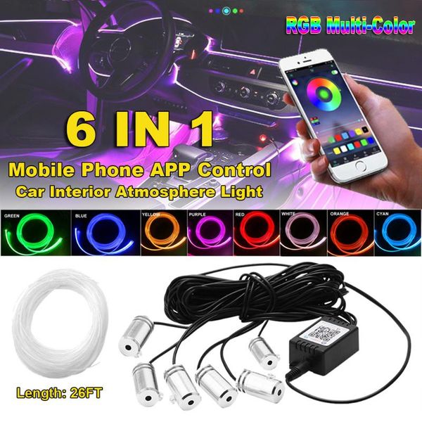8m car interior lighting auto rgb led strips ambient light app bluetooth control auto atmosphere decorative lamp with diy music
8m car interior lighting auto rgb led strips ambient light app bluetooth control auto atmosphere decorative lamp with diy music