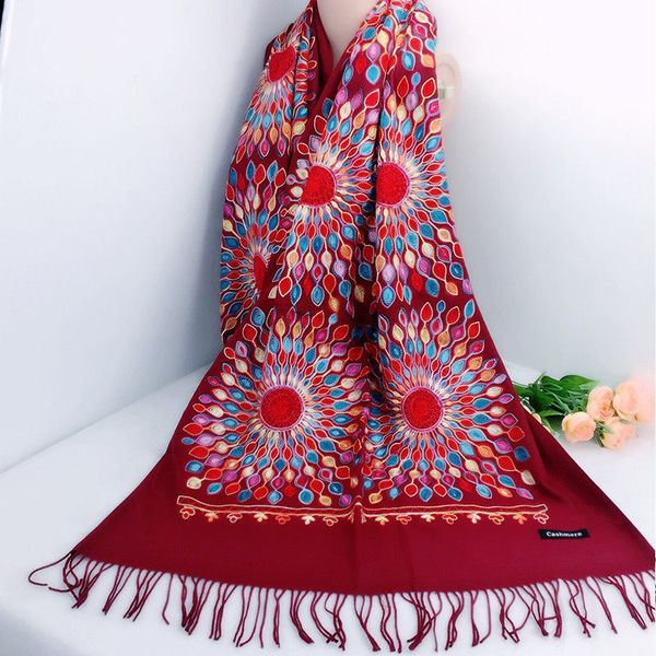 women thick cashmere scarves tibetan nepal sun flower scarf embroidery elegant tassel long shawl warm knitted ladies
women thick cashmere scarves tibetan nepal sun flower scarf embroidery elegant tassel long shawl warm knitted ladies