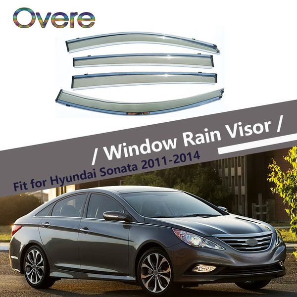 overe 4pcs/1set smoke window rain visor for hyundai sonata 2011 2012 2013 2014 styling vent sun deflectors guard accessories
overe 4pcs/1set smoke window rain visor for hyundai sonata 2011 2012 2013 2014 styling vent sun deflectors guard accessories