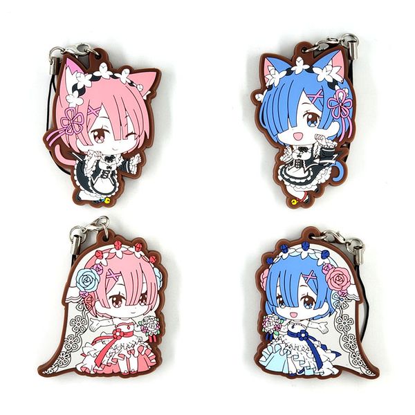 re life in a different world from zero japanese anime figure rubber silicone mobile phone charms key chain strap, Silver
re life in a different world from zero japanese anime figure rubber silicone mobile phone charms key chain strap, Silver