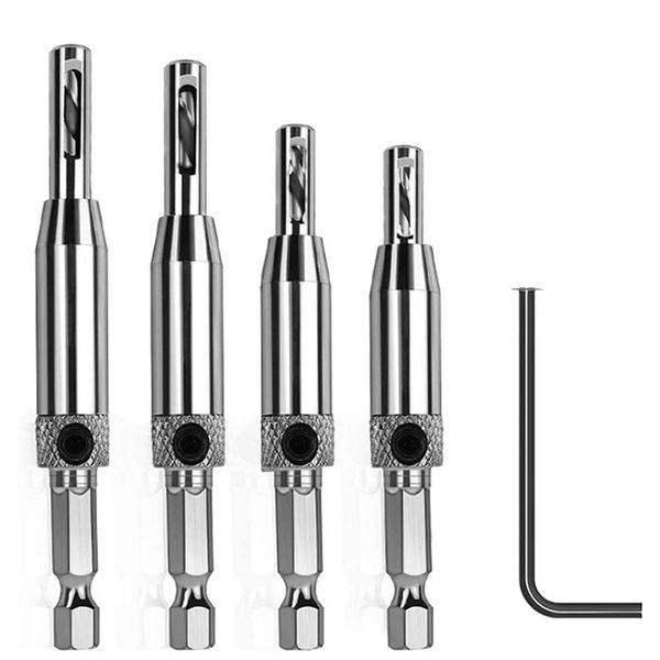center drill bit set 5 pcs self centering hinge tapper core drill bit set for woodworking, door window bits
center drill bit set 5 pcs self centering hinge tapper core drill bit set for woodworking, door window bits