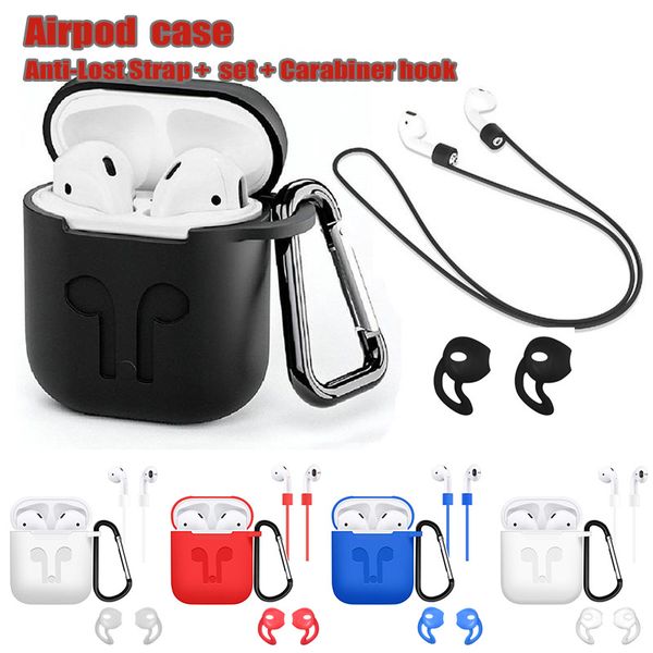 for apple airpods silicone case protector cover sleeve pouch with anti lost rope for air pods bluetooth headphones earphones case
for apple airpods silicone case protector cover sleeve pouch with anti lost rope for air pods bluetooth headphones earphones case