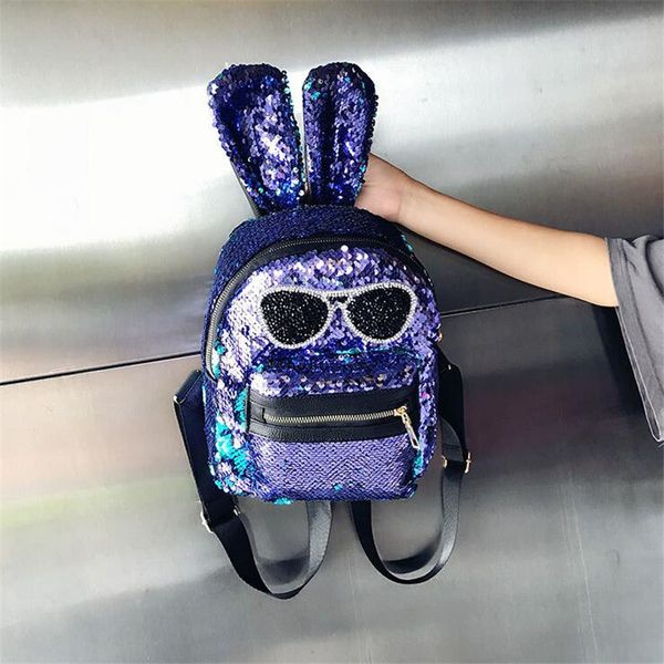 meloke 2018 women sequins backpacks lovely ears travel bags casual diamond glasses mini school bags drop shipping m414
meloke 2018 women sequins backpacks lovely ears travel bags casual diamond glasses mini school bags drop shipping m414