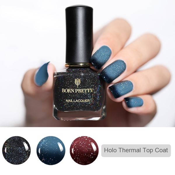 born pretty 6ml holographic thermal coat sequins flakies color changing nail polish nail art lacquer varnish
born pretty 6ml holographic thermal coat sequins flakies color changing nail polish nail art lacquer varnish