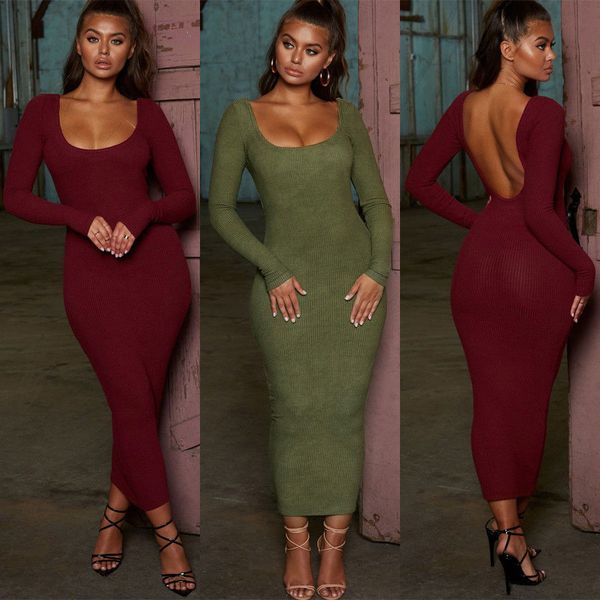 hirigin vestidios dress 2018 women lady long sleeve pullover casual bandage jumper knitwear dress women clothes new, Black;gray
hirigin vestidios dress 2018 women lady long sleeve pullover casual bandage jumper knitwear dress women clothes new, Black;gray