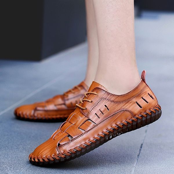 genuine leather men sandals handmade sewing classic men slippers summer beach sandalias outdoor roman sandals big size 47, Black
genuine leather men sandals handmade sewing classic men slippers summer beach sandalias outdoor roman sandals big size 47, Black