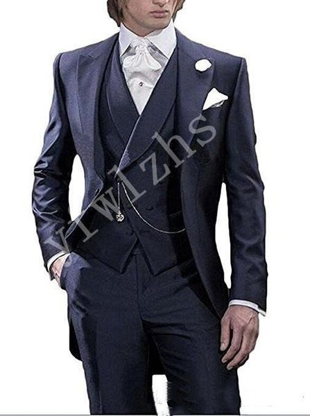 handsome groomsmen peak lapel groom tuxedos mens wedding dress man jacket blazer prom dinner 3 piece suit(jacket+pants+tie+vest) b316, Black;gray
handsome groomsmen peak lapel groom tuxedos mens wedding dress man jacket blazer prom dinner 3 piece suit(jacket+pants+tie+vest) b316, Black;gray