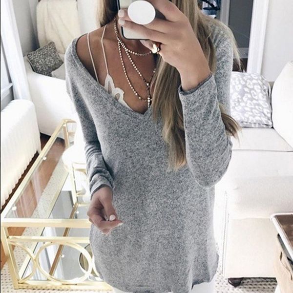 autumn winter sweater women long sleeve pullover women casual sweaters v-neck 2019 knit femme, White;black
autumn winter sweater women long sleeve pullover women casual sweaters v-neck 2019 knit femme, White;black