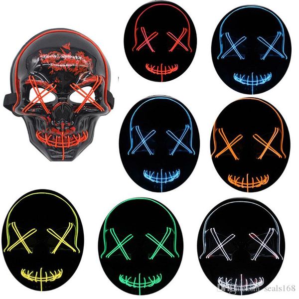 halloween mask led purge mask light up scary skull glow masks for kids halloween rave party masks 10 colors hh9-2428
halloween mask led purge mask light up scary skull glow masks for kids halloween rave party masks 10 colors hh9-2428