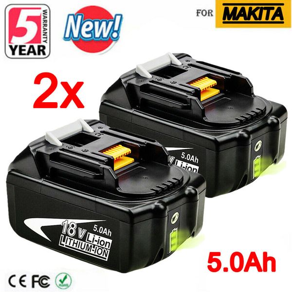2 шт. 5.0Ah 18 В для Makita BL1860B ЗАМЕНИТЕ аккумулятор LXT BL1850 BL1830 194230-4
2 шт. 5.0Ah 18 В для Makita BL1860B ЗАМЕНИТЕ аккумулятор LXT BL1850 BL1830 194230-4