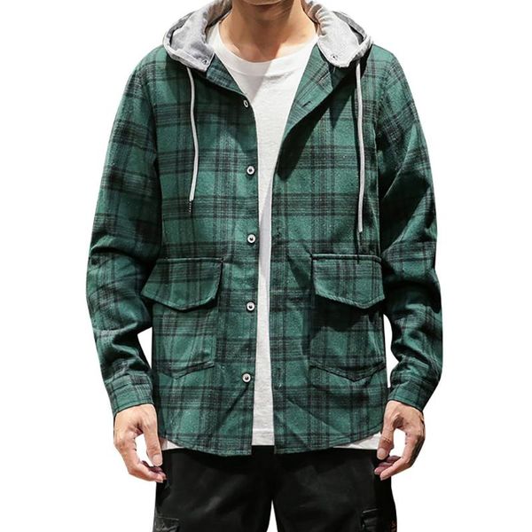men shirt 2020 fashion spring casual plaid printing shirts loose hoodie long sleeve shirt blouse camisa hombre camisas, White;black
men shirt 2020 fashion spring casual plaid printing shirts loose hoodie long sleeve shirt blouse camisa hombre camisas, White;black