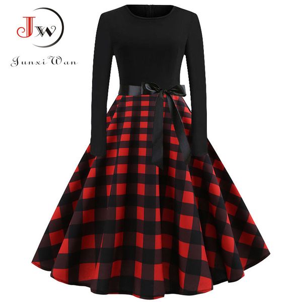 плед печати vintage платье женщины 2019 рождество casual robe femme плюс размер платья элегантные платья партии с длинным рукавом vestidos, Black;pink
плед печати vintage платье женщины 2019 рождество casual robe femme плюс размер платья элегантные платья партии с длинным рукавом vestidos, Black;pink