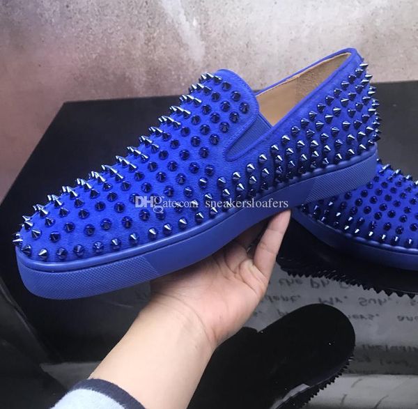 fashion rivet spike roller-boat flat men dress red bottom loafers shoes,perfect casual walking slip on rivets luxury with box dust bag, Black
fashion rivet spike roller-boat flat men dress red bottom loafers shoes,perfect casual walking slip on rivets luxury with box dust bag, Black