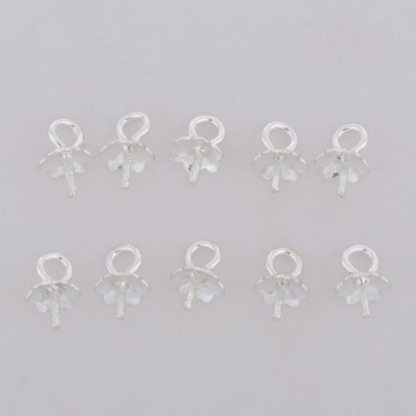 10 pieces 925 sterling silver screw eye pin bail with 4mm pearl cup pendant connector for beads charms jewelry making, Black
10 pieces 925 sterling silver screw eye pin bail with 4mm pearl cup pendant connector for beads charms jewelry making, Black