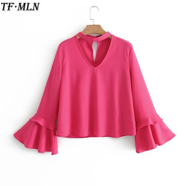new 2018 women blusas sweet ruffled floral pattern pleated shirts long sleeve v neck blouse autumn ladies casual chic blusa, White
new 2018 women blusas sweet ruffled floral pattern pleated shirts long sleeve v neck blouse autumn ladies casual chic blusa, White