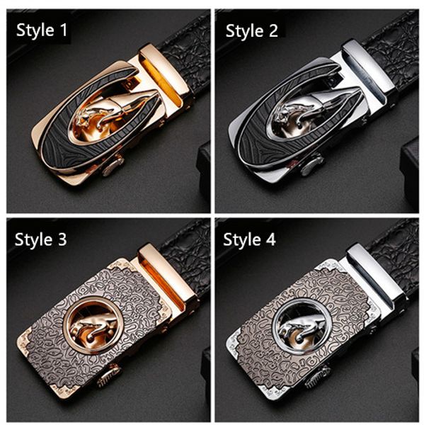crocodile pattern automatic buckle belt leopard head and snake buckle new business belt for men 3.5cm bone band, Black;brown
crocodile pattern automatic buckle belt leopard head and snake buckle new business belt for men 3.5cm bone band, Black;brown