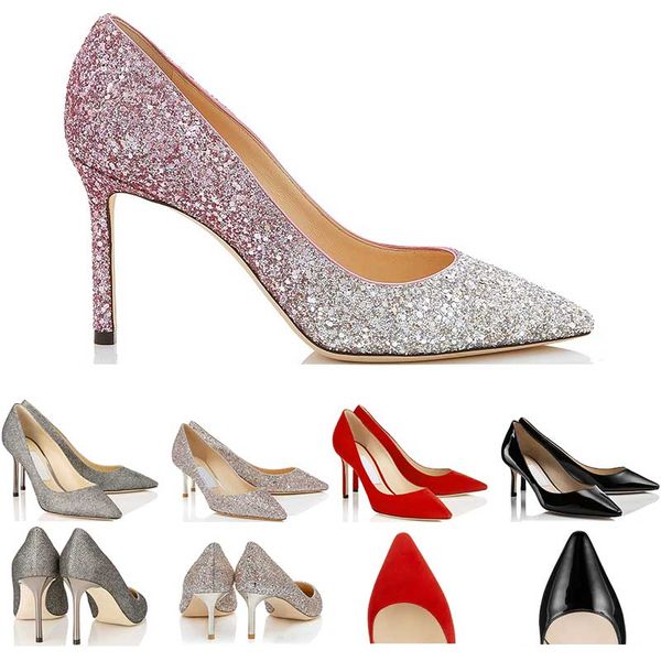 2019 designer womens girl high heels romy fashion luxury 8  12 cm dress office party wedding crystal shoes size 36-42 with box, Black 
2019 designer womens girl high heels romy fashion luxury 8  12 cm dress office party wedding crystal shoes size 36-42 with box, Black