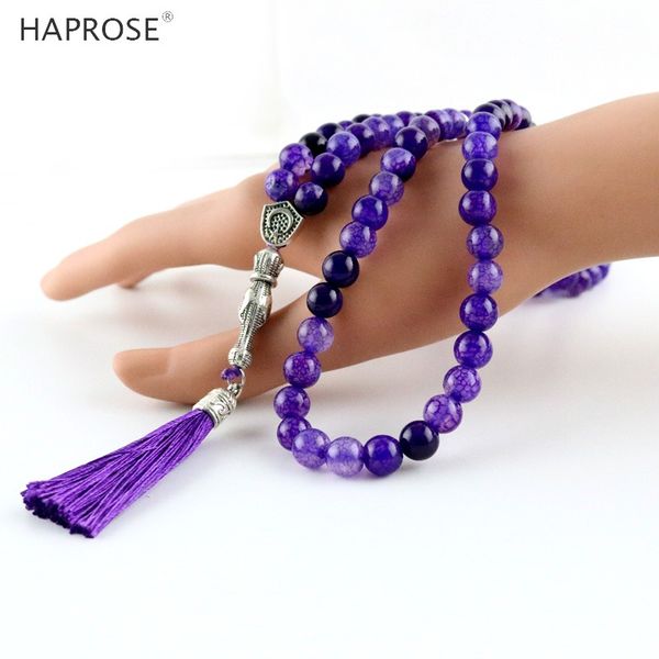 new natural purple bracelet round shape beads prayer beads islamic muslim tasbih rosary agate ing, Golden;silver
new natural purple bracelet round shape beads prayer beads islamic muslim tasbih rosary agate ing, Golden;silver