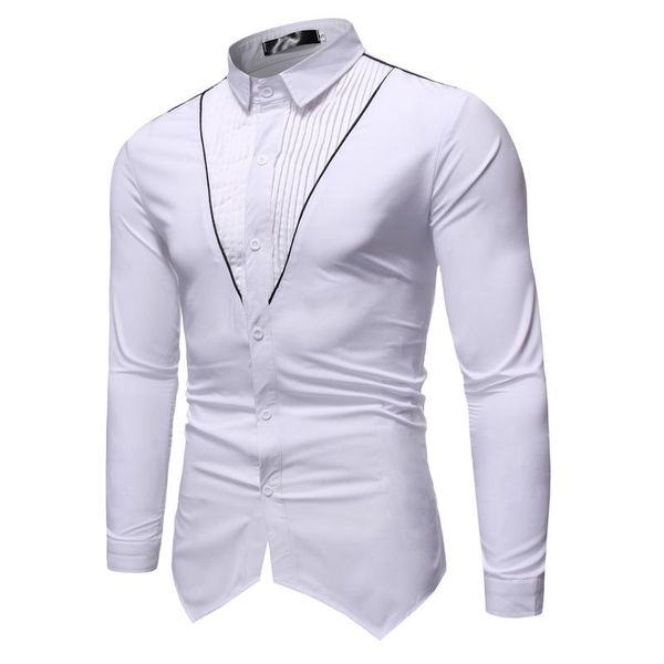 2019 mnner casual shirts herbst neue mode reine farbe mann langarm baumwolle slim fit freizeit stile business hemd, White;black
2019 mnner casual shirts herbst neue mode reine farbe mann langarm baumwolle slim fit freizeit stile business hemd, White;black