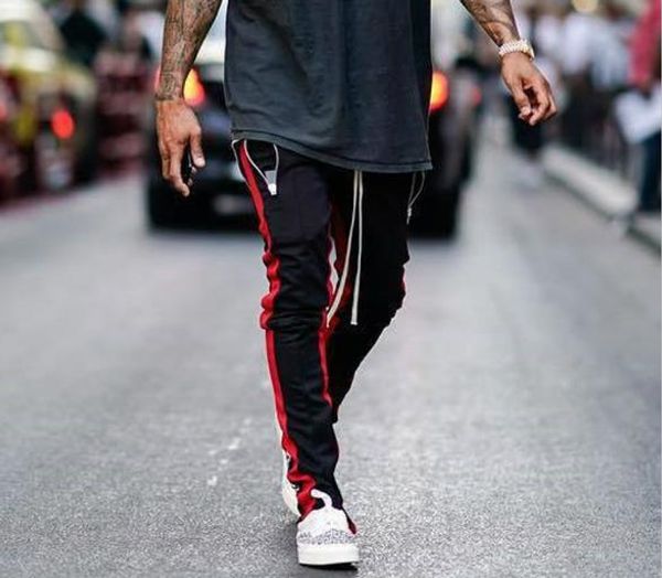 fashion casual mens pants jogger designer pantalones colors patchwork slim fit trousers mens clothing, Black
fashion casual mens pants jogger designer pantalones colors patchwork slim fit trousers mens clothing, Black