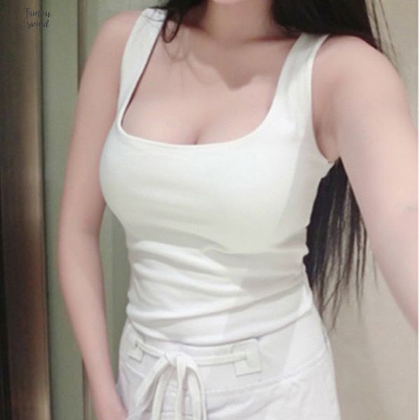 summer tank low cut u neck basic solid slim comfortable womens nightclubs camisole sleeveless polyester s 2xl, White
summer tank low cut u neck basic solid slim comfortable womens nightclubs camisole sleeveless polyester s 2xl, White