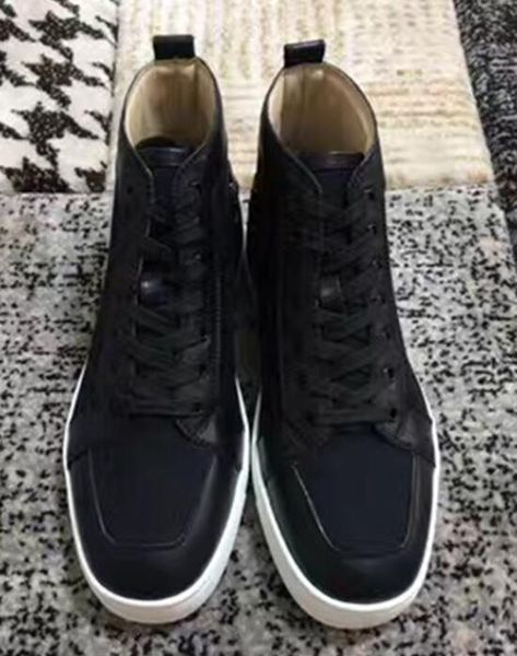 luxury sneakers leather high red bottom fashion rivets shoes for man leisure trainer footwear winter casual size:35-46, Black
luxury sneakers leather high red bottom fashion rivets shoes for man leisure trainer footwear winter casual size:35-46, Black