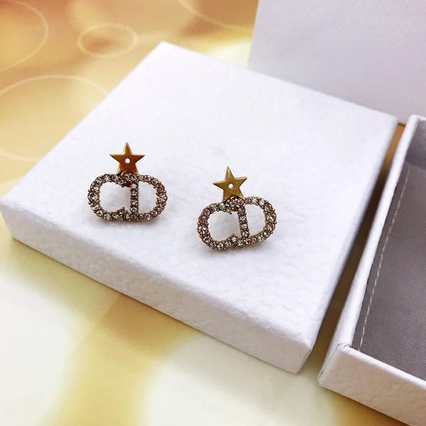 new classic letters diamonds stars exquisite fashion designer earrings luxury designer jewelry women earrings, Golden
new classic letters diamonds stars exquisite fashion designer earrings luxury designer jewelry women earrings, Golden