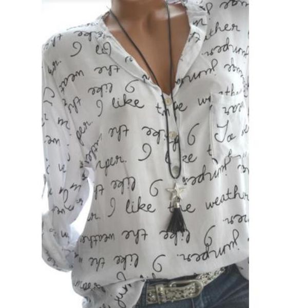 2019 spring fashion chiffon v-neck women blouse long sleeve shirts floral plus size casual office lady blusas, White
2019 spring fashion chiffon v-neck women blouse long sleeve shirts floral plus size casual office lady blusas, White