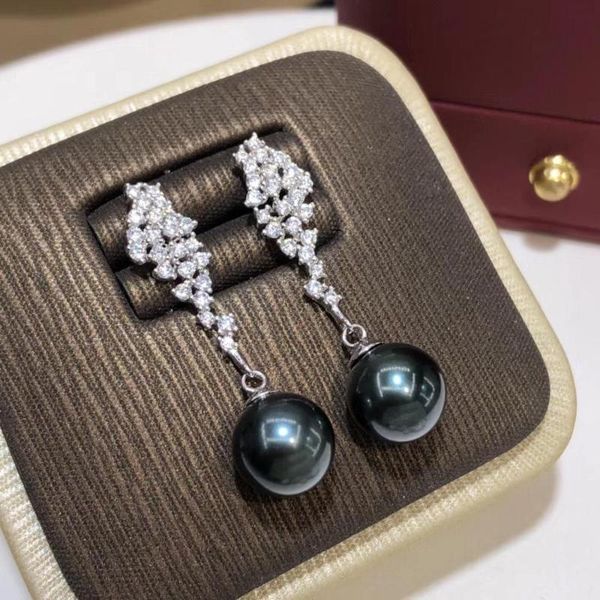 d524 pearl earrings s925 sterling silver round 8-9mm nature fresh water peacock green black pearls drop dangle earrings, Golden;silver
d524 pearl earrings s925 sterling silver round 8-9mm nature fresh water peacock green black pearls drop dangle earrings, Golden;silver