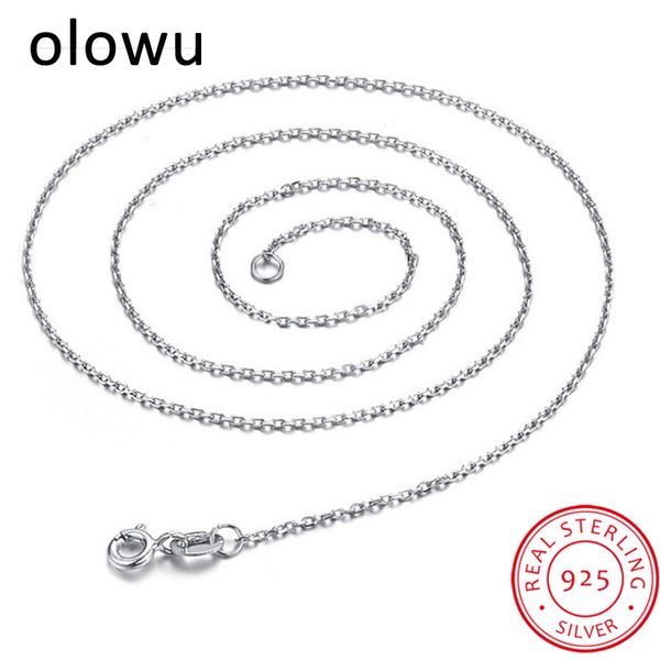 olowu genuine real solid 925 sterling silver necklace classic oval cross o basic chains 18" pendant custon necklace jewelry
olowu genuine real solid 925 sterling silver necklace classic oval cross o basic chains 18" pendant custon necklace jewelry