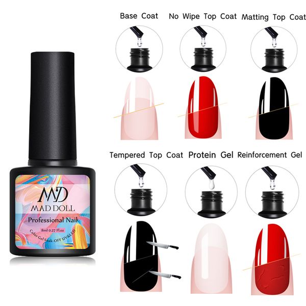 mad doll 8ml base coat gel polish soak-off base matting coat gel nail varnish long lasting led uv nail lacquer, Red;pink
mad doll 8ml base coat gel polish soak-off base matting coat gel nail varnish long lasting led uv nail lacquer, Red;pink