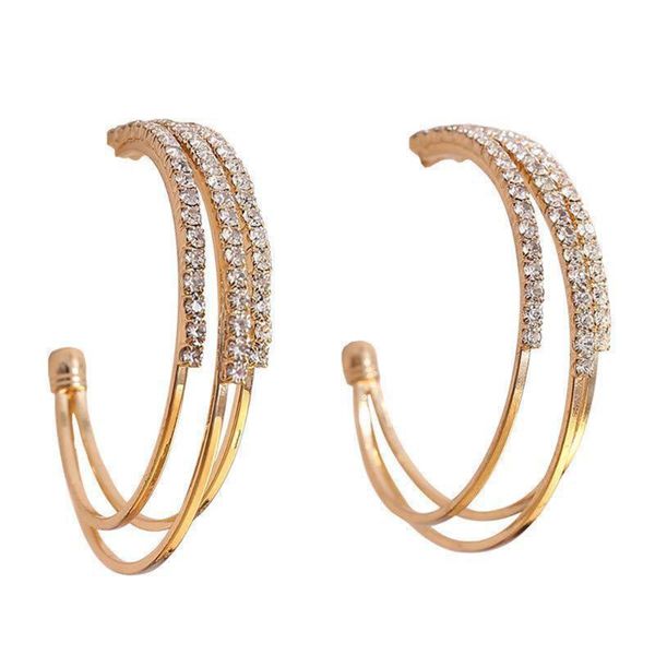 exaggerated bling bling hoop earrings for women girls rhinestone multilayer circle statement earrings fashion jewelry, Golden;silver
exaggerated bling bling hoop earrings for women girls rhinestone multilayer circle statement earrings fashion jewelry, Golden;silver