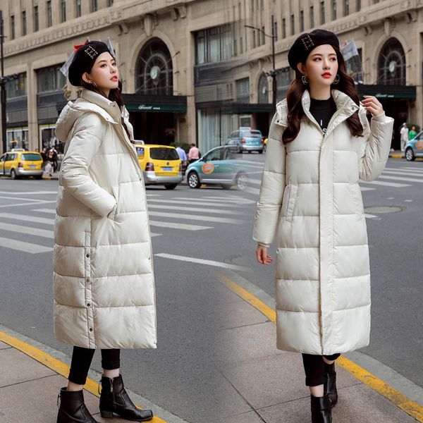 cotton woman 2019 cotton-padded clothes girls long coltsfoot gate overknee chic cotton-padded jacket loose coat winter tide, Black
cotton woman 2019 cotton-padded clothes girls long coltsfoot gate overknee chic cotton-padded jacket loose coat winter tide, Black
