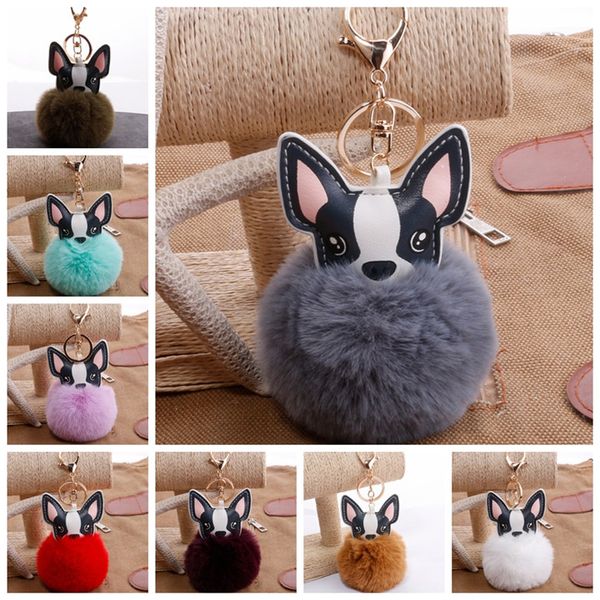 Fluffy 8cm Plush Ball Keychain Dog Pu Leather Gold Metal Prom Ball Pom Key Chains Key ring Holder for Car Bag Fashion Accessories
Fluffy 8cm Plush Ball Keychain Dog Pu Leather Gold Metal Prom Ball Pom Key Chains Key ring Holder for Car Bag Fashion Accessories